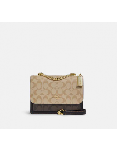 Coach Klare Crossbody In Blocked Signature Canvas