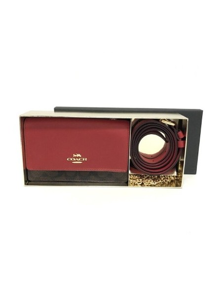 Coach BXD SIG FLP BB  "IM/Brown True Red"